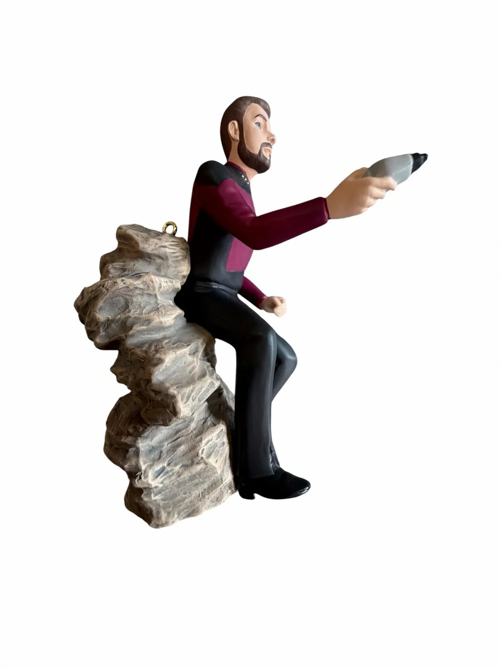 Hallmark Keepsake Star Trek Commander William Riker Ornament 1996 TNG Box